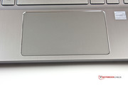 Large touchpad with multi-touch and gestures.