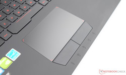 Touchpad of the Asus G752VS