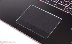 Touchpad of the MSI GE72VR
