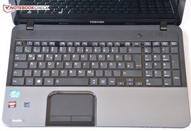 Input devices: keyboard and touchpad