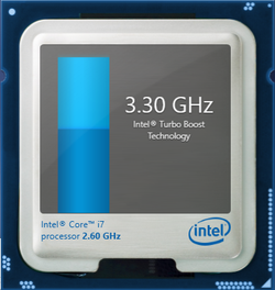 Turbo Boost up to 3.3 GHz for single-threaded processes