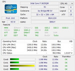 Single cores drop below the default rate