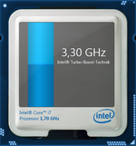 Maximum Turbo clock rate: 3.3 GHz