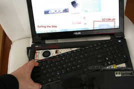 While surfing on the web with the integrated GMA, the cooler fan remains completely switched off.
