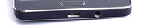 Lower edge: micro-USB port, 3.5 mm combo-audio jack