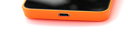 Bottom edge: micro-USB 2.0 port