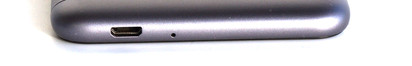Lower edge: USB port, microphone