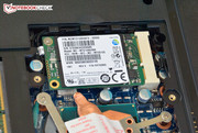 An mSATA SSD is already installed as well.