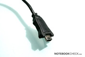 USB plug with integrated glide surface