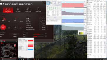 Unigine Valley stress (Turbo Fan mode)