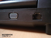 VGA and RJ45 on the back side