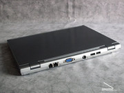 Back: 2x USB 2,0, DCin, VGA port, RJ-11 , RJ45