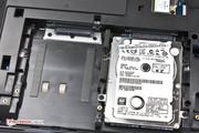 The second HDD slot can accomodate another storage device.