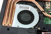 The fan can be easily cleaned.