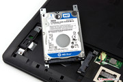 The hard drive can be easily replaced.