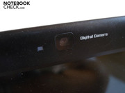 The two megapixel webcam is integrated into the display.