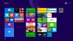 Metro UI and Desktop together was not a good compromise in Windows 8 (own screenshot).