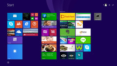 Metro UI and Desktop together was not a good compromise in Windows 8 (own screenshot).