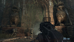 Under this temple is a secret research complex.