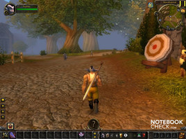 World of Warcraft (WoW) inside the abbey