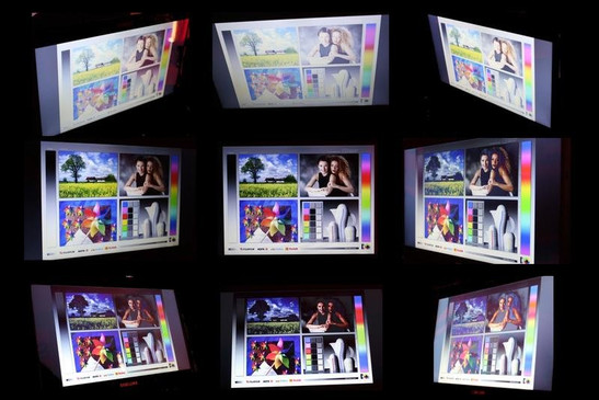 Viewing angles of the Samsung X420 Viewing angles of the Samsung X420