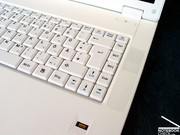 An exception is the area around the A-W-S-D keys, which can get noisy while typing.