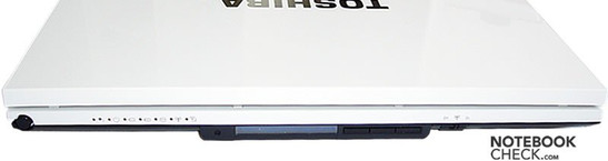 Toshiba Portégé R400 interfaces