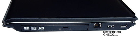 Toshiba Satellite L100-120 interfaces