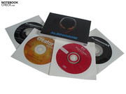 A Recovery DVD is also included in the M14xs delivery package.