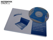 The standard accessories include a user manual and a drivers-and-tools DVD.