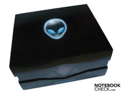 Alienware even designs the notebook carton stylishly