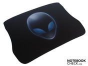 The medium sized mouse pad has an impressive quality