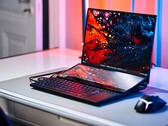 A dual-screen laptop. (Source: Notebookcheck via YouTube)
