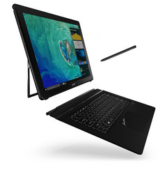 The Switch 7 uses liquid cooling to keep its MX150 dGPU cool. (Source: Acer) The Switch 7 uses liquid cooling to keep its MX150 dGPU cool. (Source: Acer)