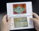 The Anbernic RG DS playing Mercenaries Saga 2, a Nintendo 3DS game. (Image source: Anbernic - edited)