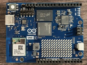 You can already see the available connections, along with the LED matrix positioned at the lower right (image source: Notebookcheck)