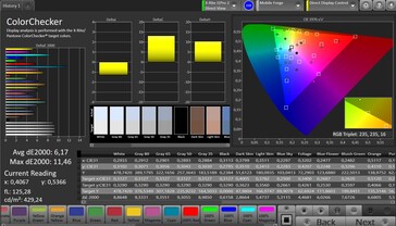 CalMAN color accuracy