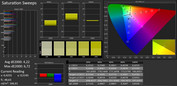 CalMAN Saturation – Optimised Settings