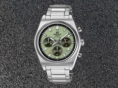 Casio’s new Edifice EFB730 watches (EFB-730D-3AV pictured) are now available in the US. (Image source: Casio, edited)