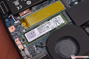 The internal 2 TB M.2 NVMe SSD (and empty slot)