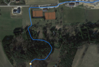 GPS Garmin Edge 500: woods