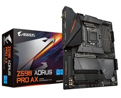 Gigabyte Z590 AORUS PRO AX LGA 1200 motherboard (Source: Gigabyte)