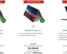 Lenovo Yoga stock clearance deals December 6 (Source: Lenovo US)