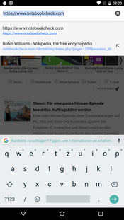 keyboard in portrait mode