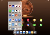Dock with app launcher