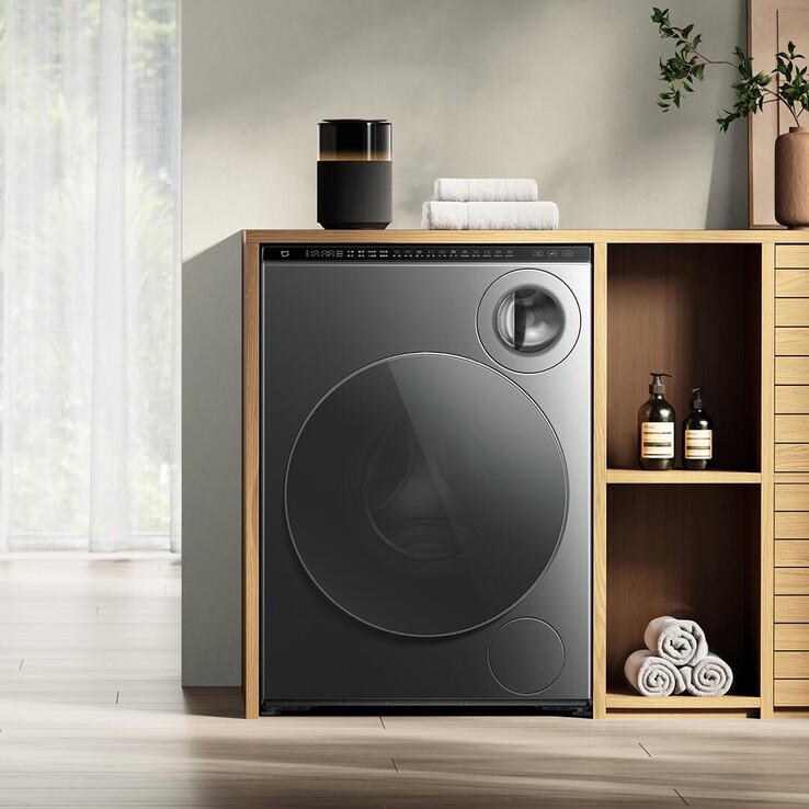 The Xiaomi Mijia Dual Zone Washing Machine Drum 10kg. (Image source: Xiaomi)