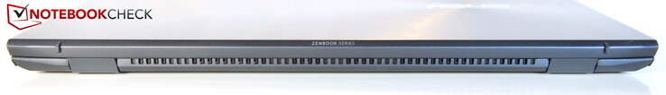 Back: air outlet, ZenBook lettering