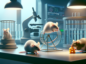 Successful trials on mice could lead to a cure for anorexia nervosa in humans (Generated using DALL·E 3)