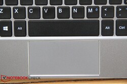 A closer look at the trackpad