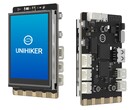 The Unihiker is a compact SBC with a built-in colour display. (Image source: DFRobot)